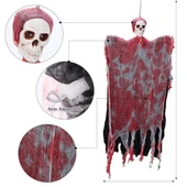 LED IŞIKLI KAHKAHA ATAN SESLİ SENSÖRLÜ KURU KAFA thumbnail 1