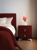 Ruby Silver Komodin, 2 Çekmeceli thumbnail 5