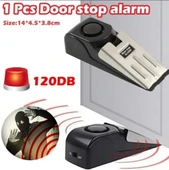 120db Kapı Durdurma Alarmı Titreşimli, Emniyet Kama Kapı Durdurucu, Alarm Durdurucu, Engelleme Seyahat Güvenlik Uyarısı, 120dB, (1 Adet) thumbnail 3