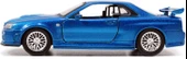 Jada Fast & Furious Brian’s Nissan Skyline GT-R (R-34) 1:24 - 97173 - 1
