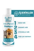 muvicado Kedi Köpek Parazit Şampuanı Bit Pire Parazit Kene Damlası Tarağı Tasması İle Kullanım - 3