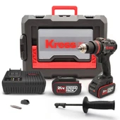 Kress KUC33.1 20Volt/5.0Ah Li-ion 95Nm Çift Akülü Kömürsüz Profesyonel Şarjlı Darbeli Matkap - 1