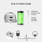 Anahtarsız Parmak İzi Güvenlik Kilidi Asma Kilit Şarjlı, parmak tanıma, akıllı biyometrik hırsızlık koruma kilidi, bagaj çantası, fitness stüdyosunda kilitli bölme, thumbnail 4