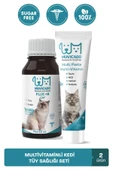 muvicado Multivitaminli Kedi Damlası ve Taurinli Kedi Maltı - Kedi Tüy Sağlığı - Kedi Tüy Yumak Önleyici thumbnail 1
