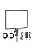 SMAYLİNG Kare Soft Işık Profosyonel Led Panel Makeup Fotoğraf Video Çekim Işığı Güçlendirilmiş Tripod 2.10 Cm - 3