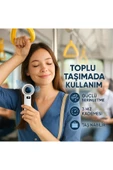 SMAYLİNG Şarjlı Mini El Fanı | Kademe Hız Ayarı, Taşınabilir Serinlik, Dijital Göstergeli - 3