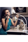 SMAYLİNG Mobil Telefon Tutucu Standı Uzun Kol Esnek Masaüstü Fotoğraf 3 Modları Kısılabilir Led Selfi Işığı - 8