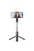 SMAYLİNG Kablosuz Işıklı Stant Tripod Katlanabilir Selfi Çubuğu Ios&android Vlog Kit Tiktok Instagram Pro - 1