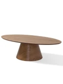 Oslo Meşe Oval Orta Sehpa - 1