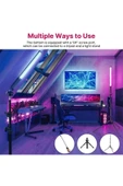 SMAYLİNG El Rgb Çubuk Led Floresan Lamba Fotoğraf Stüdyosu Tiktok Profesyonel Dolgu Işığı Taşınabilir+tripod - 2