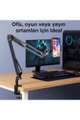 SMAYLİNG Masaüstü Üst Çekim Tripod Yayıncı & Oyuncu Telefon Standı 360° Ayarlanabilir - 2