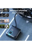 SMAYLİNG Dijital Göstergeli Fonksiyonel Şişirme Pompası Hava Kompresörü Powerbank 4000mah Led Işık - 3