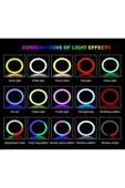 SMAYLİNG Ring Light Mega Boy 70w Rgbli Selfie Çekim Işığı Profosyonel Çantalı Kumandalı Tripodlu Makeup - 4
