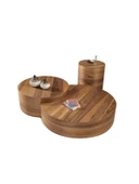 Walnut Ceviz Orta Sehpa Takımı thumbnail 2