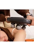SMAYLİNG 4 Başlıklı Ergonomik Masaj Tabancası Derin Doku Sırt Boyun Masaj Aleti Ağrı Sızı Giderici Sıkılaşma - 5
