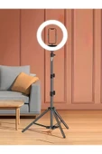 SMAYLİNG "14'' Ring Light Tripod & Bluetooth Kumandalı Işık - YouTube, TikTok, Instagram Çekim Işığı" - 4