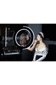 SMAYLİNG Ring Light Led Işık Halkası 21 Inç 54 Cm Profesyonel Stüdyo Işığı Ve 210 Cm Döküm Ayak Kumanda Çanta - 7