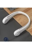 Vothoon Askılı Boyun Tipi Fan 3 Kademeli Ayar USB Type-C Şarjlı Sessiz & Eller Serbest Soğutma Çift Motorlu - 1