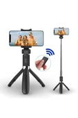 SMAYLİNG Kablosuz Stant Tripod Katlanabilir Uzatılabilir Selfi Çubuğu Ios&android Gopro Uyumlu Vlog Kit - 1