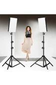 SMAYLİNG Profesyonel Fotoğraf Ve Video Için Çekim Işığı Ring Lıght Stüdyo 10 Inç +2,1 Metre Gölgesiz Lüx - 1