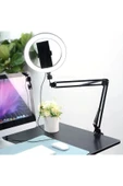 SMAYLİNG Esnek Masaüstü Sıkıştırmalı Tiktoker Ring Light Led Selfie Yayın Işığı 10 Inç + Stand Lüx - 1