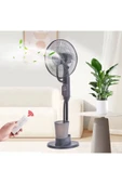 SMAYLİNG Buharlı Vantilatör 2.8L Su Deposu Sisleme & Soğutma 3 Hız Uzaktan Kumandalı Sessiz Fan - 1