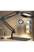 SMAYLİNG 3 Renk Modlu Kısılabilir LED Büyüteçli Masa Lambası – Okuma, El İşi, Tamir ve Hobi Işığı - 7