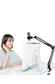 SMAYLİNG Telefon Tripodu 360 Derece Ayarlanabilir Masaüstü Süspansiyonlu Üst Çekim Youtuber Yayıncı StandI - 2