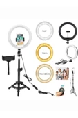 SMAYLİNG "14'' Ring Light Tripod & Bluetooth Kumandalı Işık - YouTube, TikTok, Instagram Çekim Işığı" - 1