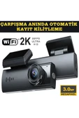 SMAYLİNG 1080P Araç Kamera Wifi+Dvr 3MP Gece Görüş 30Fps Sürüş Güvenliği Sarsıntı Sensörü BLM65 - 3