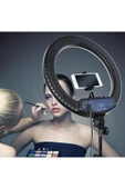 ELROND A+ Kalite Megalux Ring Light Led Işık Halkası 14 Inç Profesyonel Influencer Işığı Ve 210 Cm Monopod - 3