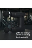 SMAYLİNG Çift Başlıklı Masaj Tabancası Mini Kas Gevşetici Titreşimli Vücut Şekillendirme Cihazı - 1
