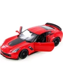 Welly 1:24 2017 Chevrolet Corvette Z06 Kırmızı - 2