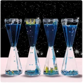 Uzay Temalı Dökülen Yağ Kum Saati thumbnail 5