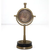 Masa Üstü Pirinç Saat Model 4 thumbnail 2