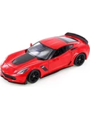Welly 1:24 2017 Chevrolet Corvette Z06 Kırmızı - 1