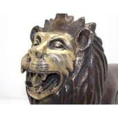 Metal Aslan Biblosu 60 Cm thumbnail 2