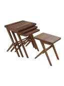 Zeta Ceviz Zigon Sehpa thumbnail 3