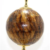 Pirinç Dünya Küre Kemikli thumbnail 2