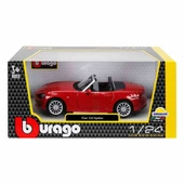 Burago 1:24 Fiat 124 Spider Model Araba - Kırmızı - 1