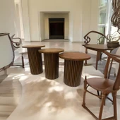 Savana İskandinav 3'lü Ahşap Zigon Sehpa thumbnail 3