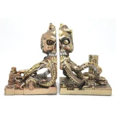 Steampunk Polyester Ahtapot Kitap Stoperi - 1