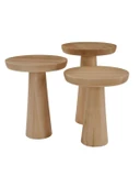 Mushroom 3'lü Zigon Sehpa thumbnail 2