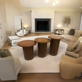 Savana İskandinav 3'lü Ahşap Zigon Sehpa thumbnail 7