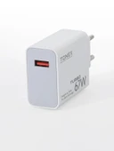 Tonex 67W Turbo Başlık Usb Kablo Şarj Seti Turbo Şarj (Saniye Sayar) 67W 6A - TY67W thumbnail 3