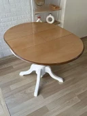 Lindon Baba Ayak Yuvarlak Açılır Masa 110x110 thumbnail 3