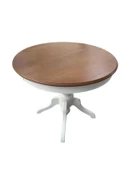 Lindon Baba Ayak Yuvarlak Açılır Masa 110x110 thumbnail 2