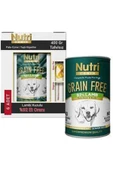 Nutri Canine Nutri Canin Tahılsız %92 Kuzu Etli Konserve Yaşlı Köpek Maması 6 X 400 G - 1