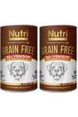Nutri Canine Nutri Canin Geyik Etli Tahılsız Yetişkin Köpek Konservesi 400 G 2 Adet - 1