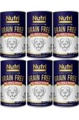 Nutri Canine Nutri Canin Yaban Domuzu Etli Tahılsız Yetişkin Köpek Konservesi 400 G 6 Adet - 1
